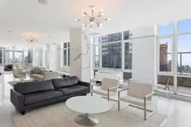 Luxury two-level full-service apartment
