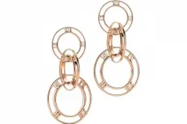 Yellow Gold Plated Sterling Silver Diamond Accent